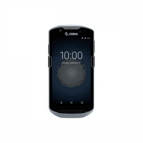 A smart phone with an image of the front.